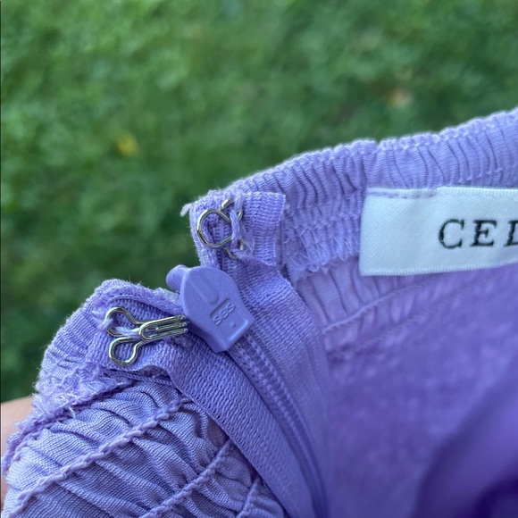 Lavender Ruffled Romper - Picture 3 of 7